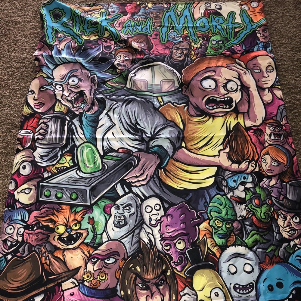 Rick and Morty Tapestry